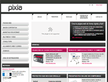Tablet Screenshot of pixiaestudio.com
